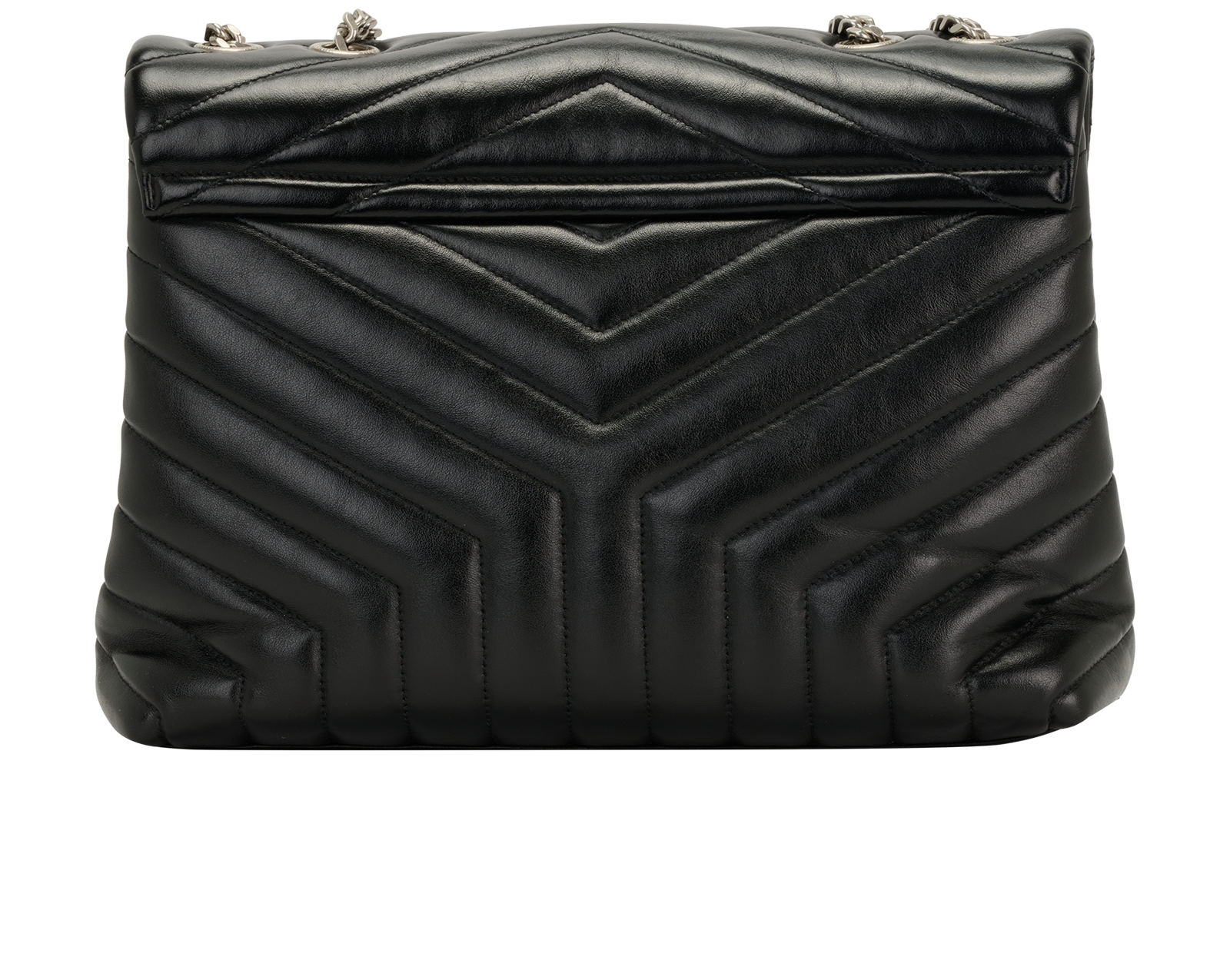 Large Loulou, &pound;1,200, Handbags, Black, Leather, Back view